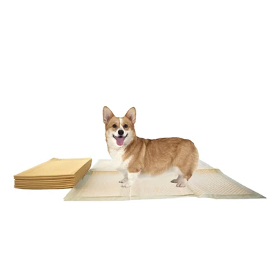 Almohadillas desechables de papel de bambú para perros